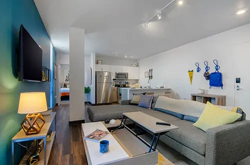 Student apartment in Columbia, MO